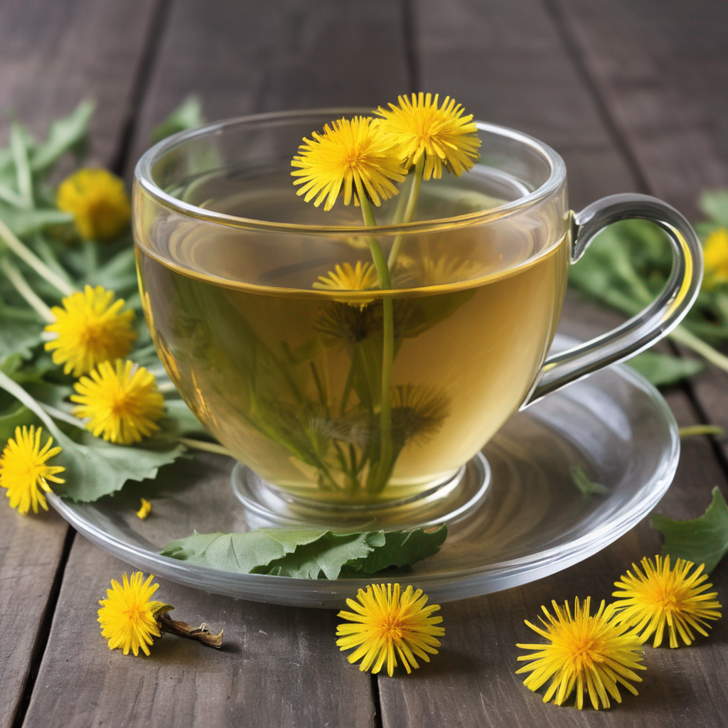 cup of dandelion tea