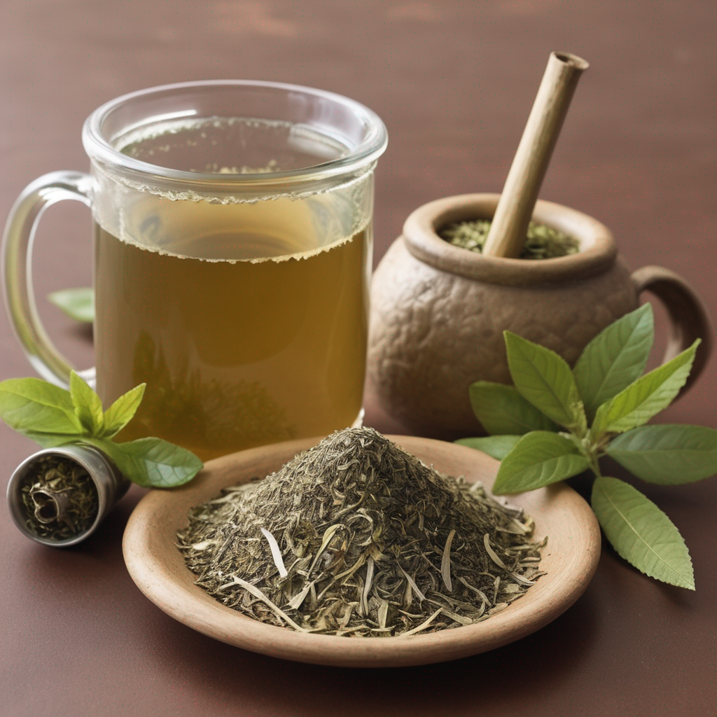yerba mate tea in a cup